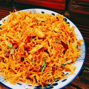 Khô Gà Cháy Bơ Tỏi