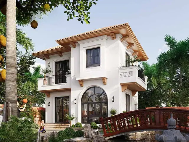 Biệt Thự Sân Vườn Ao Cá