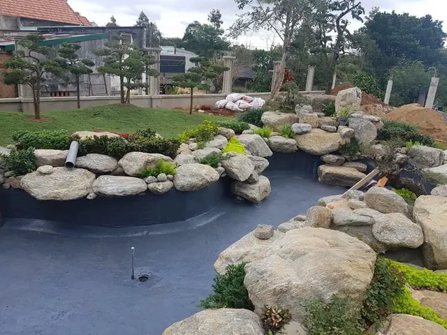 Cải Tạo Bể Cá Koi