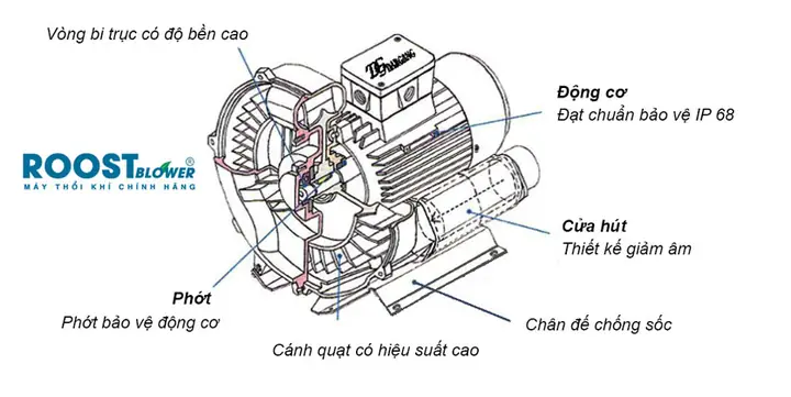 Cấu Tạo Máy Sục Khí Bể Cá