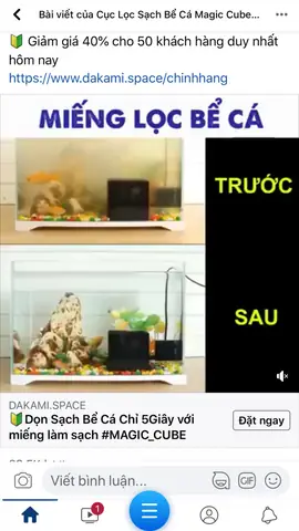 Miếng Lọc Bể Cá Magic Cube