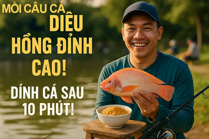 Mồi Câu Cá Diêu Hồng Sông