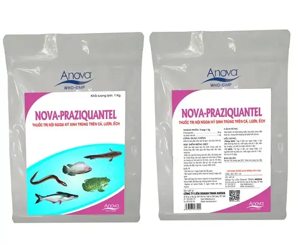 Praziquantel Cho Cá Koi