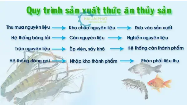 Quy Trình Sản Xuất Thức Ăn Cho Cá