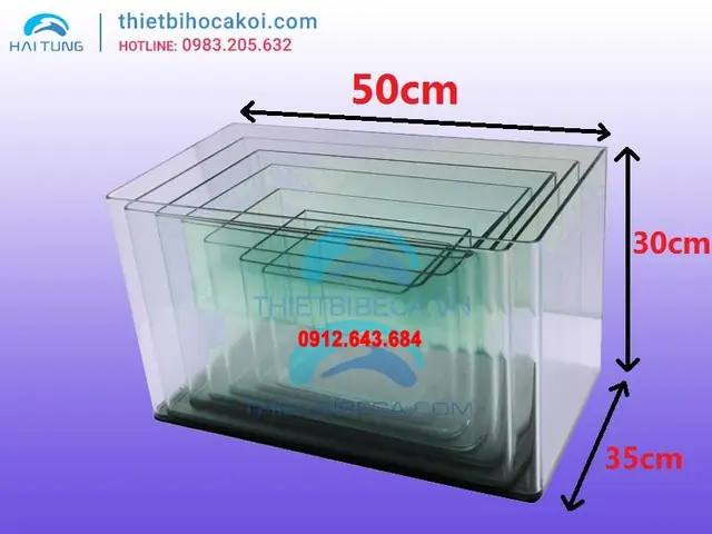 Bể Cá Đúc 40cm
