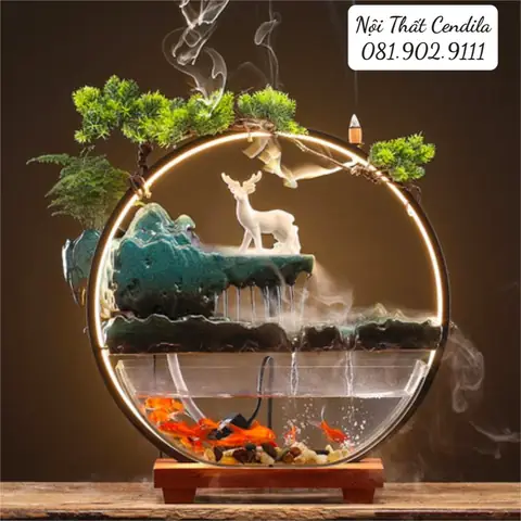 Bể Cá Mini Phong Thủy Bể Cá Mini Phong Thủy