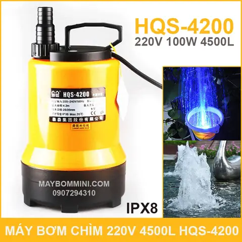 Bơm Chìm Hồ Cá 220v