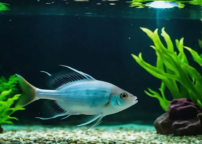 Cá La Hán Bị Hoảng Sợ