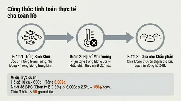 Cách Tính Hệ Số Thức Ăn Cho Cá