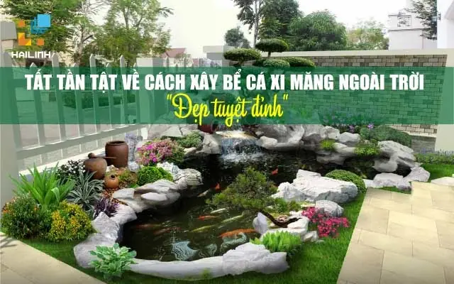 Cách Xây Bể Cá Cảnh Ngoài Trời Cách Xây Bể Cá Cảnh Ngoài Trời