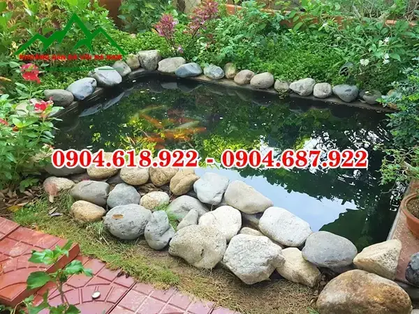 Cách Xây Hồ Cá Bằng Đá Cuội