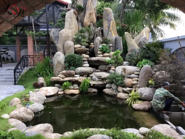 Cách Xếp Đá Hồ Cá Koi