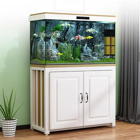 Chân Bể Cá Bằng Sắt Ốp Gỗ