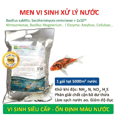 Chế Phẩm Xử Lý Nước Ao Nuôi Cá