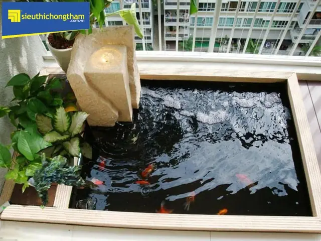 Chống Thấm Hồ Cá Sân Thượng Chống Thấm Hồ Cá Sân Thượng
