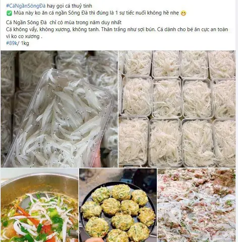 Giá Cá Ngần Sông Đà