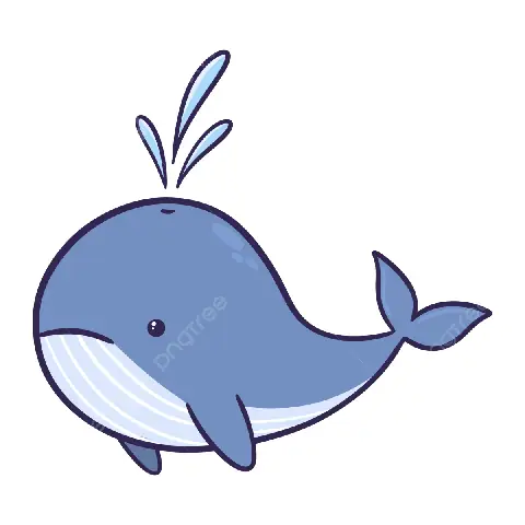 Hình Cá Voi Chibi