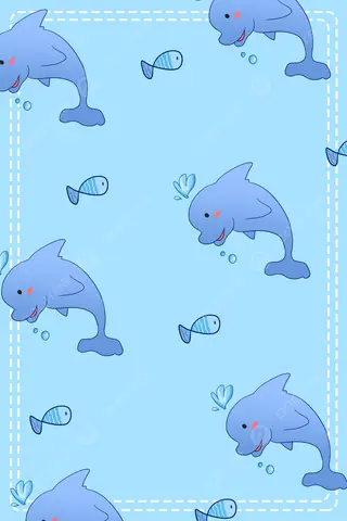 Hình Nền Cá Heo Dễ Thương Hình Nền Cá Heo Dễ Thương