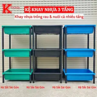 Kệ 3 Tầng Nuôi Cá