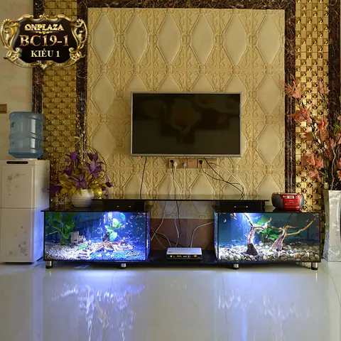 Kệ Tivi Kết Hợp Bể Cá