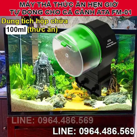 Máy Cho Cá Ăn Hẹn Giờ