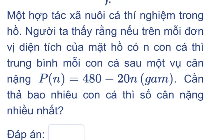 Một Người Nuôi Cá Thí Nghiệm Trong Hồ