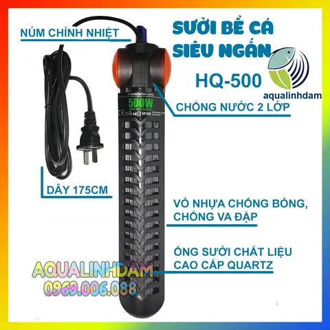 Sưởi Bể Cá 500w