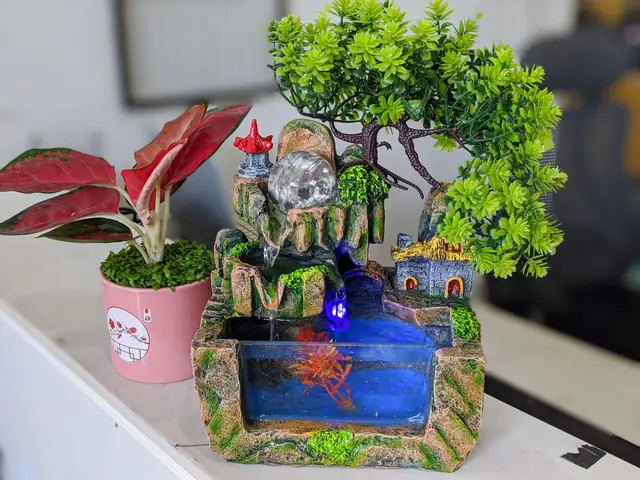 Thác Nước Bể Cá Mini