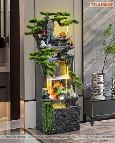 Thác Nước Phong Thủy Bể Cá