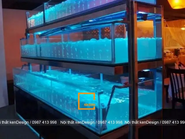 Thiết Kế Bể Cá Nhà Hàng