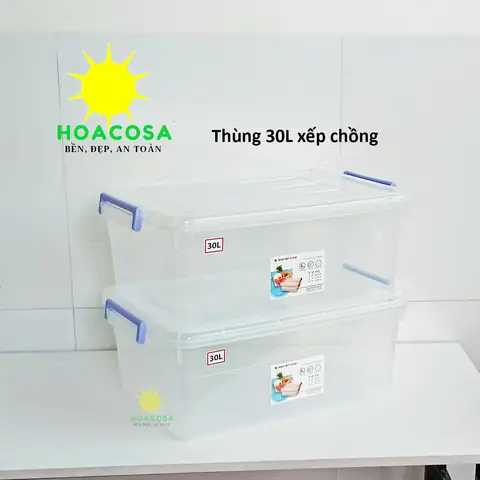 Thùng Nhựa Trong Suốt Nuôi Cá