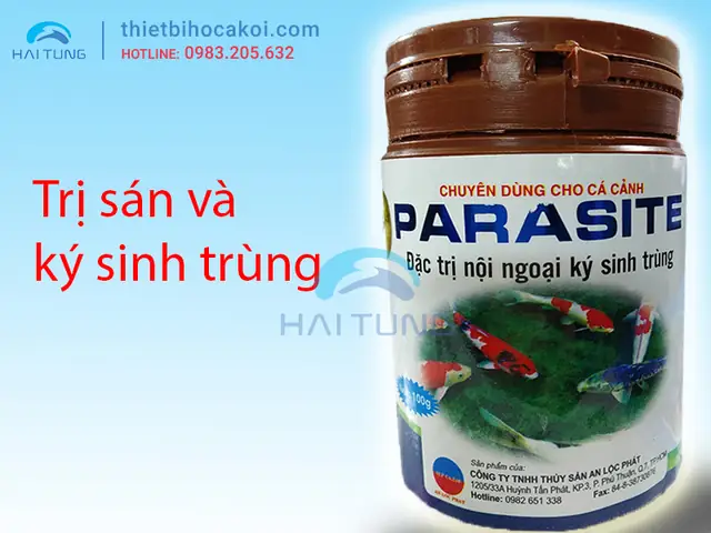 Thuốc Trị Nội Ngoại Ký Sinh Trùng Cho Cá