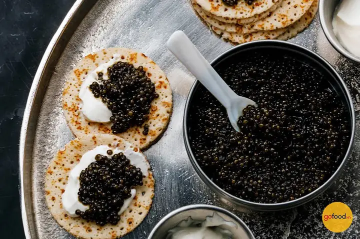 Trứng Cá Tầm Caviar Giá